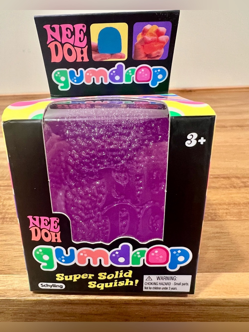 🔥💜NeeDoh Gumdrop Super Solid Squish - 
Purple